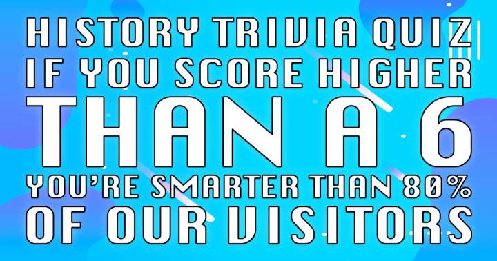 Banner for Challenging History Quiz