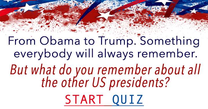 Banner for Quiz on Presidents