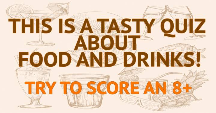 Banner for Quiz on Delicious Food and Drinks