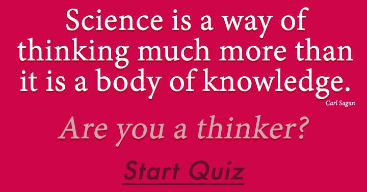 Banner for Thinking is a way of science.