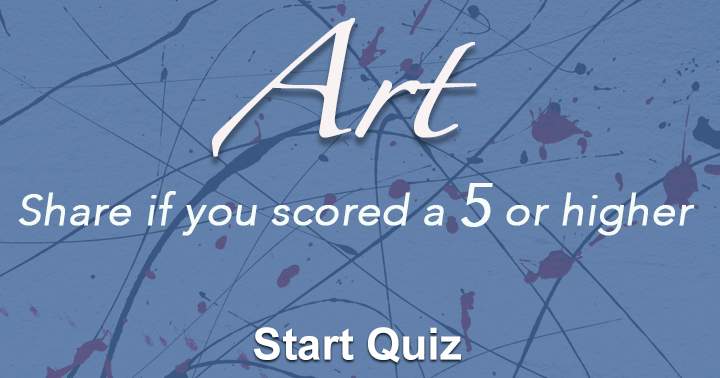 Can you achieve a score of 5 or higher in the Art category?