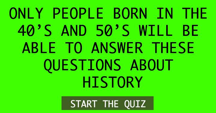 Banner for Quiz on historical events