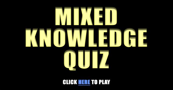 Banner for Trivia Quiz Mix