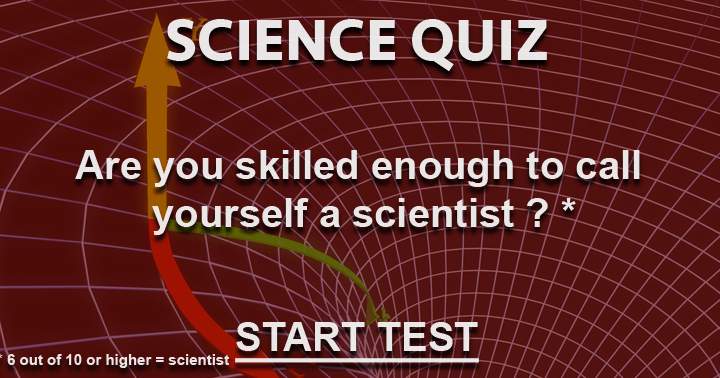 Banner for Do you possess the expertise to consider yourself a true scientist?