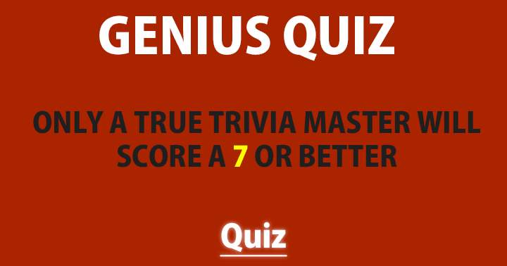 Banner for Quiz for the intellectually gifted.