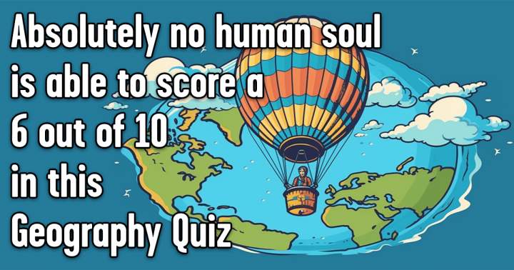 Banner for Geography Quiz that will test your knowledge.