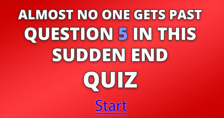 Banner for Quiz with an Unexpected Conclusion