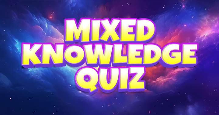 Banner for Quiz of Varied Knowledge