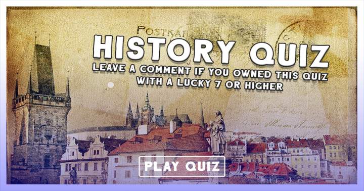 Banner for History Quiz that will test your knowledge