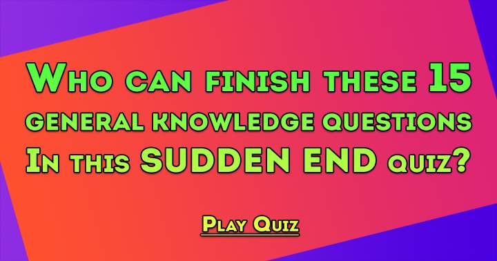 Banner for Sudden End of General Knowledge