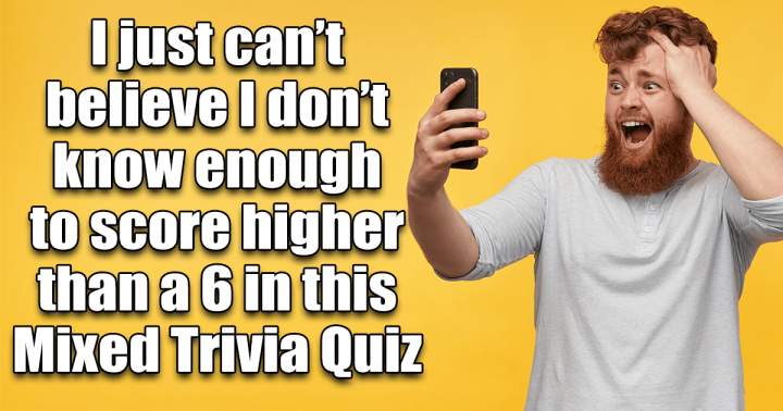 Banner for Trivia Quiz with a Mix of Questions