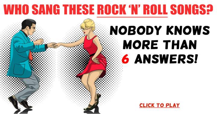 Banner for Who Performed These Rock 'n' Roll Hits?