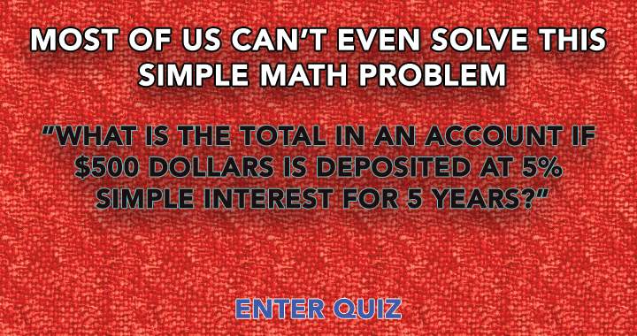 Banner for What is the solution to this mathematical question?