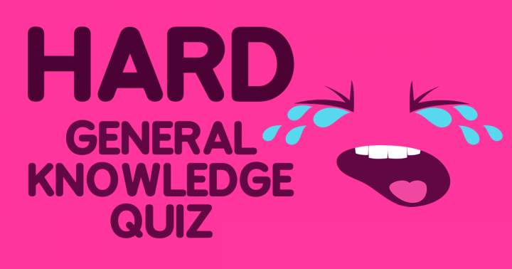 Banner for Challenging General Knowledge Quiz