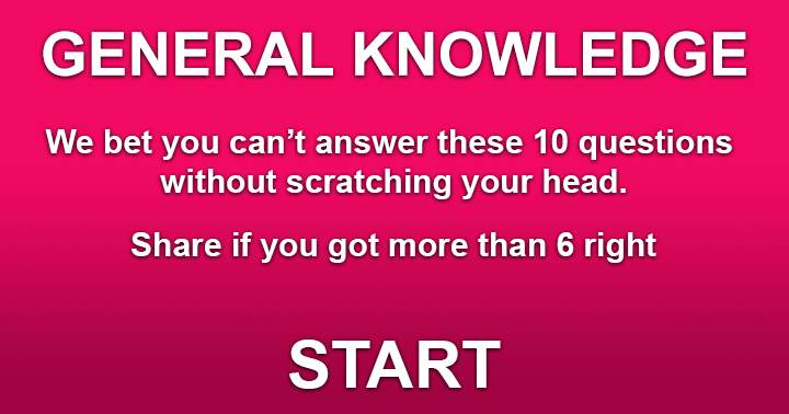 Banner for Test Your Trivia Skills: Try Answering These 10 Challenging Questions Without Puzzlement.