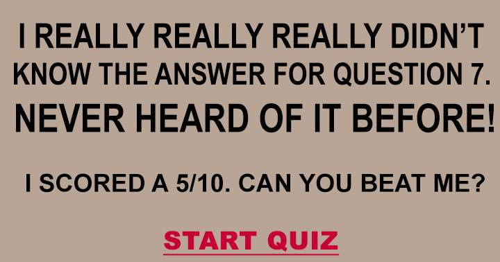 Banner for Are you aware of the solution to question 7?