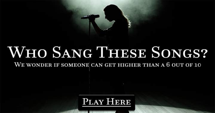 Banner for Who is the singer of these songs?