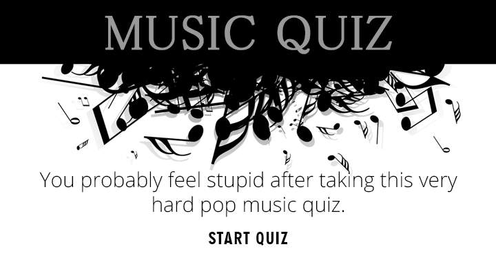 Banner for Tough Music Quiz Designed to Challenge Your Smarts!