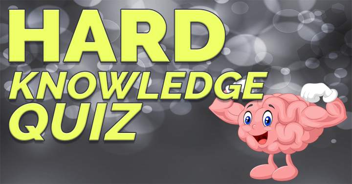 Banner for Tough Knowledge Quiz