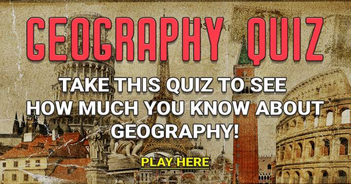 Banner for Geographical Trivia Test