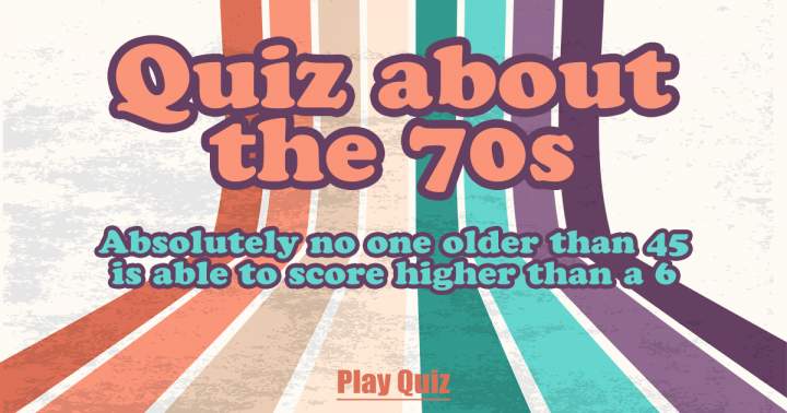 Banner for Seventies Trivia Challenge