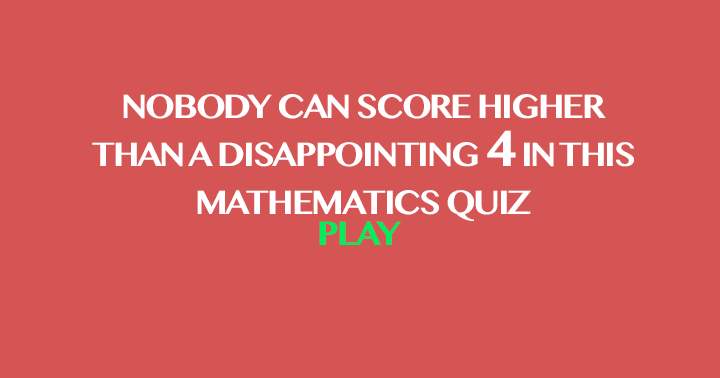 Banner for Really Hard Mathematics Quiz.