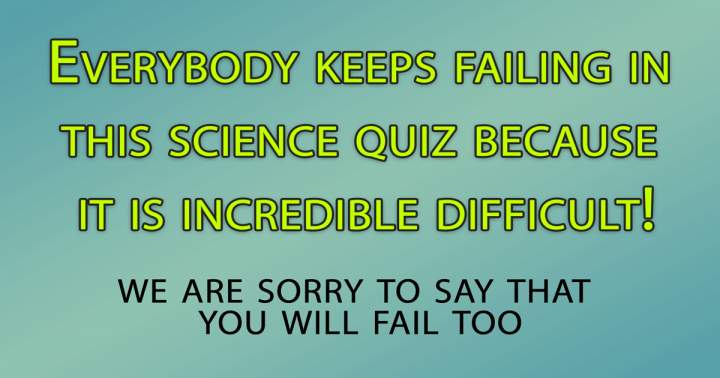 Banner for Hard Science Quiz