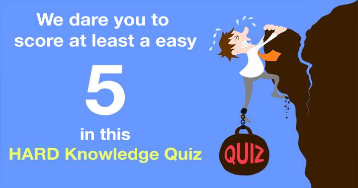 Banner for HARD Knowledge Quiz