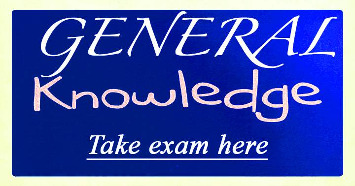 Banner for General Knowledge Exam