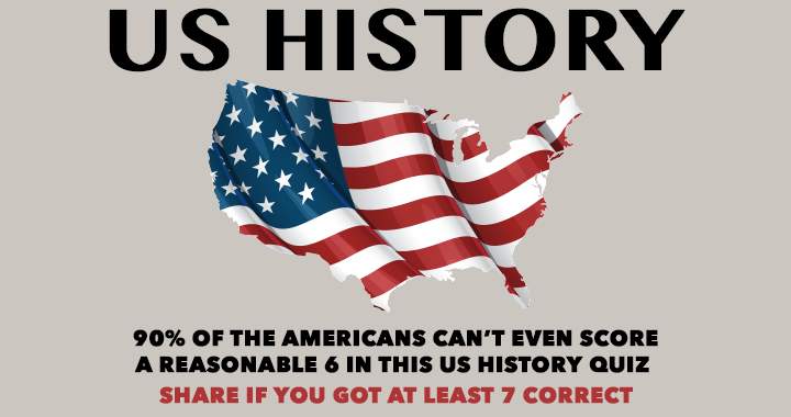 Banner for 10 hard questions about the US History	