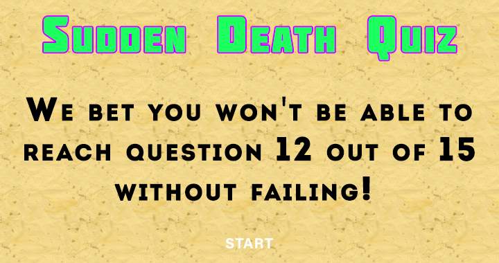 Banner for You will fail before reaching question 12.