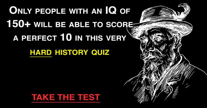 Banner for HARD History Quiz