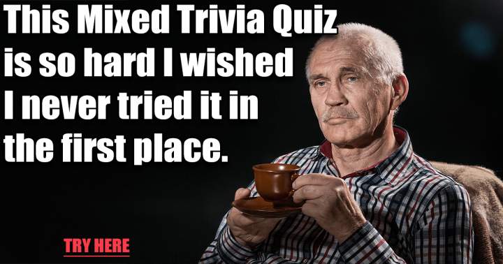 Banner for Mixed Trivia Quiz