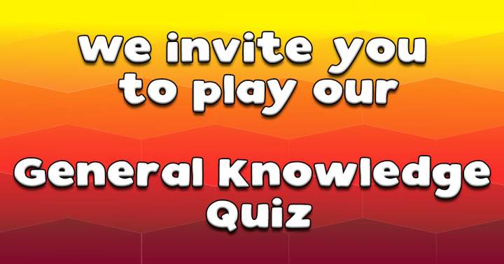 Banner for General Knowledge Quiz