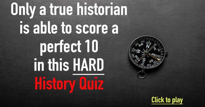 Banner for HARD Quiz about History