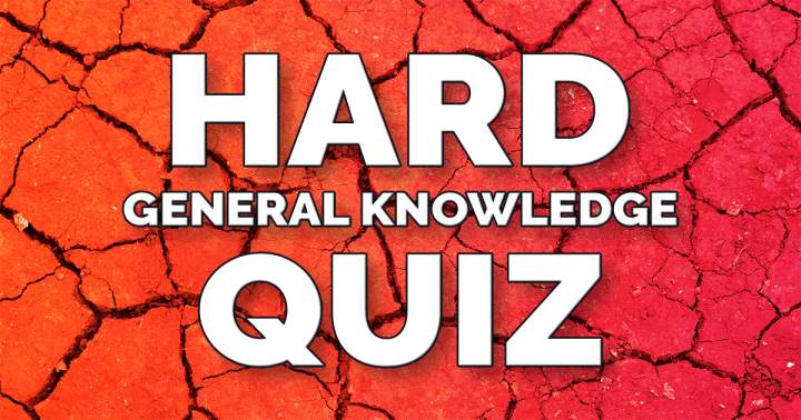 Banner for HARD Knowledge Quiz