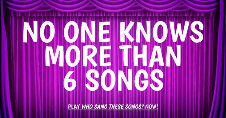 Banner for Who Sang These Songs?