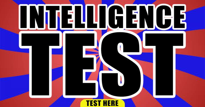 Banner for Intelligence Test