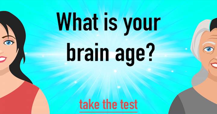 Banner for 10 Questions To Test The Age Of Your Brain