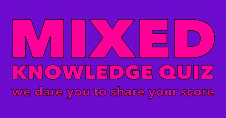 Banner for Mixed Knowledge Quiz