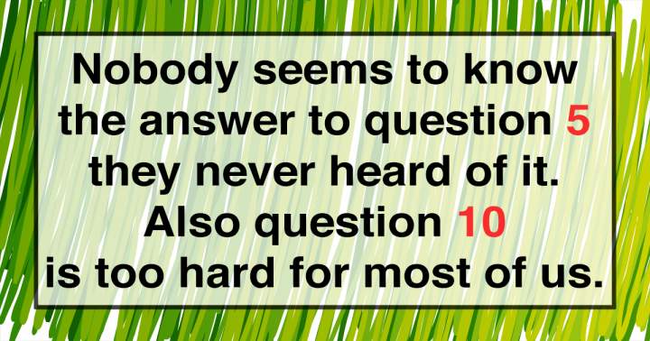 Banner for Hard General Knowledge Questions