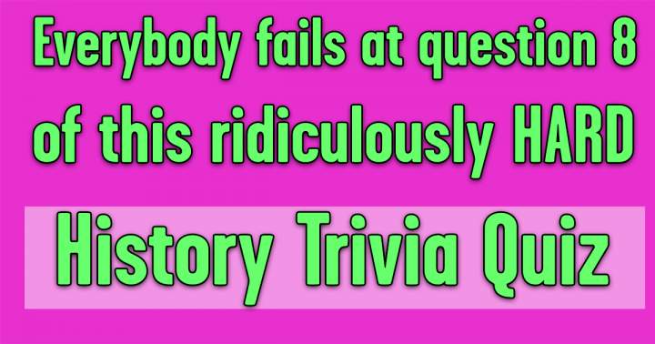 Banner for History Trivia Quiz