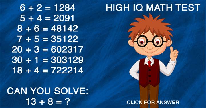 Banner for High IQ Math Test